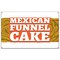Signmission Mexican Funnel Cake Banner Concession Stand Food Truck Single Sided B-Mexican Funnel Cake19 - alternate 1